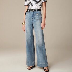 J. Crew Light Blue Flare & Wide Leg Jeans